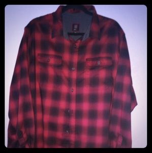 K-Swiss Men's flannel checkered shirt